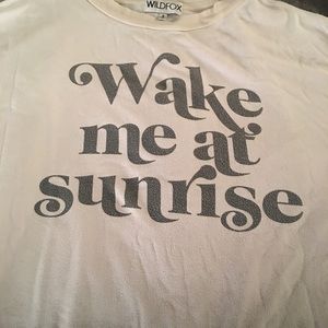 Wildfox ombré Wake Me up at Sunrise sweater